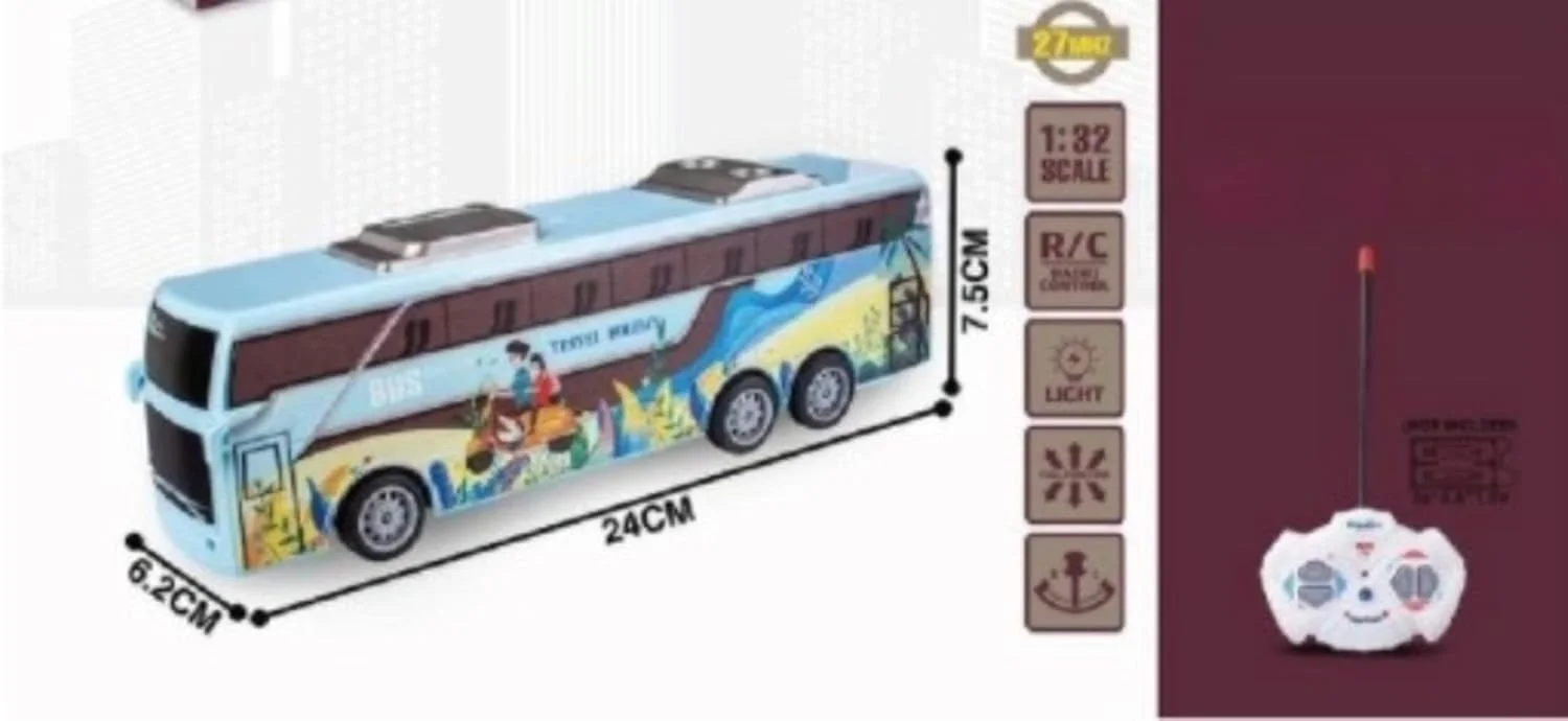 اتوبوس شهری کنترلی کودک - وسیله نقلیه شهری برای کودکان مقیاس 1:32