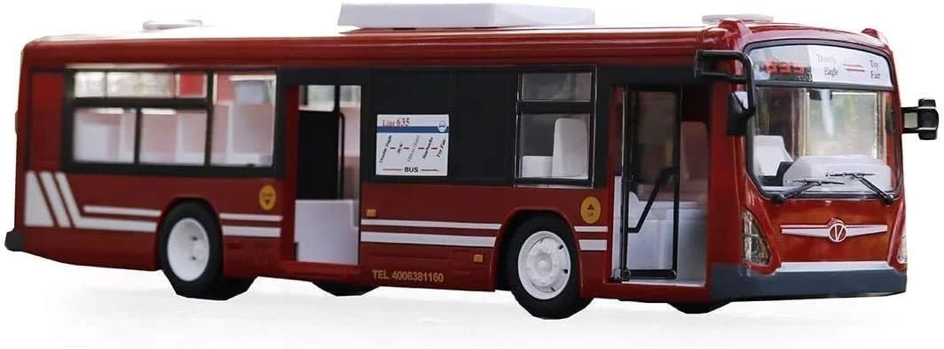 اتوبوس کنترلی با قابلیتهای کامل، درب بازشو قابل تنظیم، چراغ LED، مقیاس 1/12، دکوراسیون داخلی، اسباب بازی کودکان اتوبوس کنترلی با قابلیتهای کامل، درب بازشو قابل تنظیم، چراغ LED، مقیاس 1/12، دکوراسیون داخلی، اسباب بازی کودکان