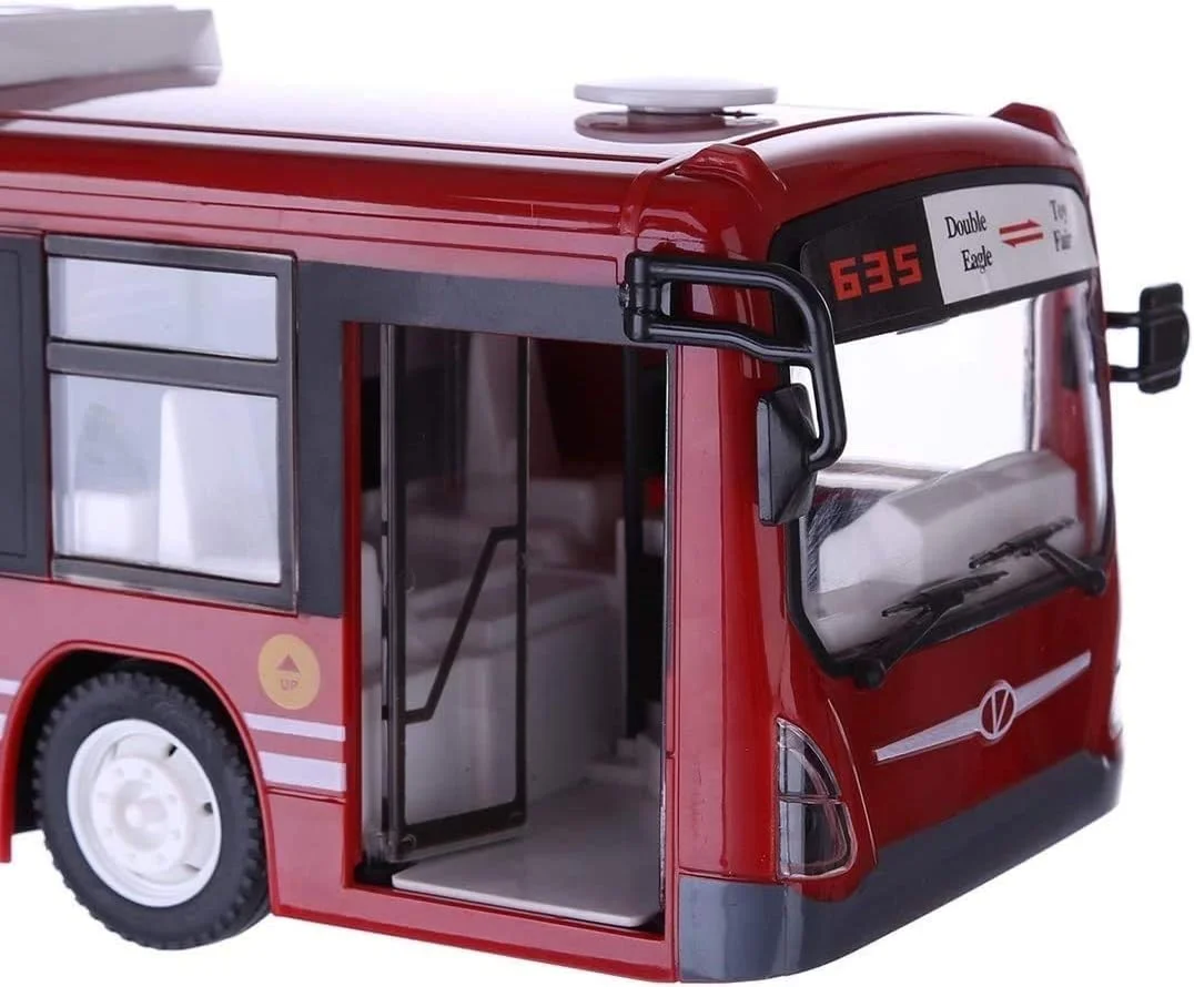 اتوبوس کنترلی با قابلیتهای کامل، درب بازشو قابل تنظیم، چراغ LED، مقیاس 1/12، دکوراسیون داخلی، اسباب بازی کودکان اتوبوس کنترلی با قابلیتهای کامل، درب بازشو قابل تنظیم، چراغ LED، مقیاس 1/12، دکوراسیون داخلی، اسباب بازی کودکان