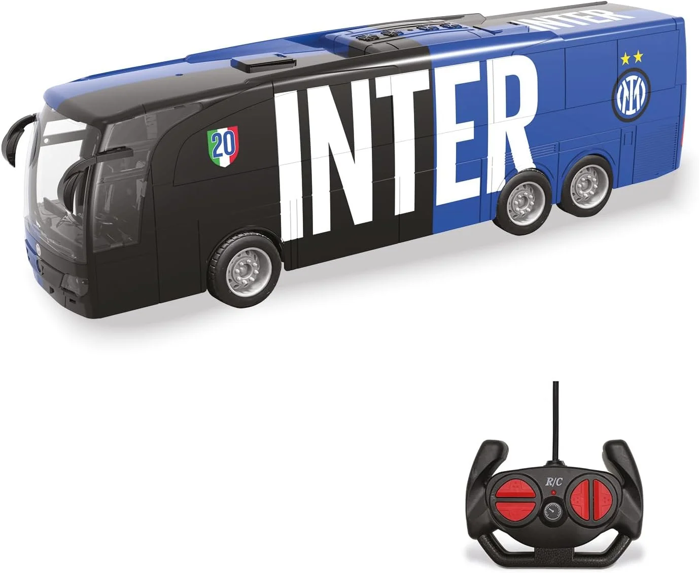 اتوبوس اینتر مدل Mondo Motors - کنترل از راه دور، مدل 33 سانتی متر، شامل بسته باتری های قابل شارژ، ماشین اسباب بازی برای کودکان، 63856 اتوبوس اینتر مدل Mondo Motors - کنترل از راه دور، مدل 33 سانتی متر، شامل بسته باتری های قابل شارژ، ماشین اسباب بازی برای کودکان، 63856