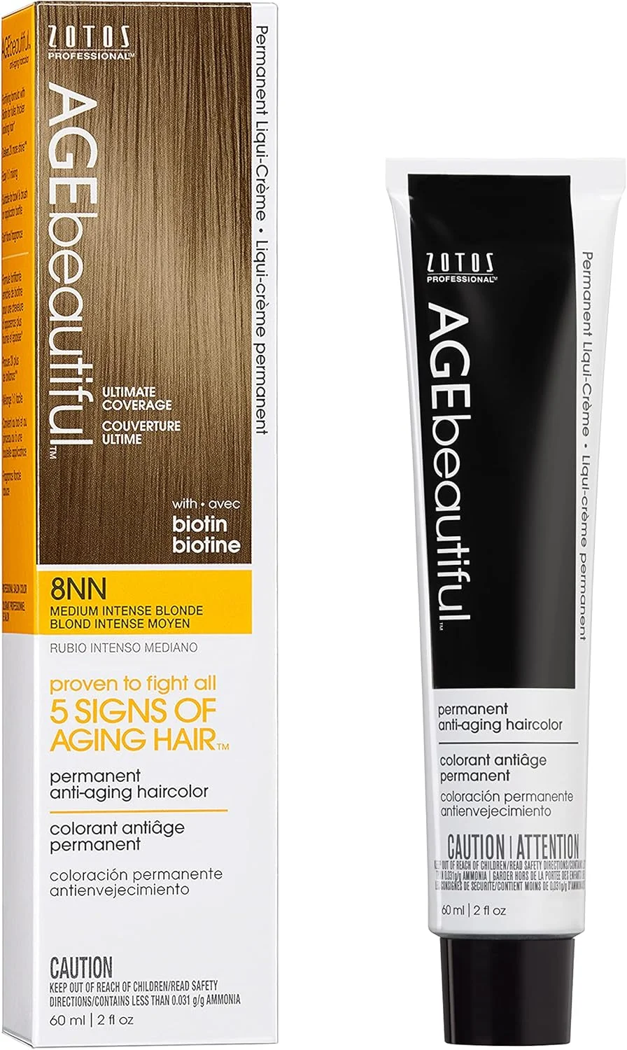 رنگ مو دائمی کرمی مایع ایج بیوتیفول | پوشش 100% موهای سفید | رنگ مو ضد پیری | حاوی بیوتین برای موهای ضخیم تر و پرتر | رنگ آمیزی حرفه ای سالن | 8NN بلوند متوسط شدید رنگ مو دائمی کرمی مایع ایج بیوتیفول | پوشش 100% موهای سفید | رنگ مو ضد پیری | حاوی بیوتین برای موهای ضخیم تر و پرتر | رنگ آمیزی حرفه ای سالن | 8NN بلوند متوسط شدید