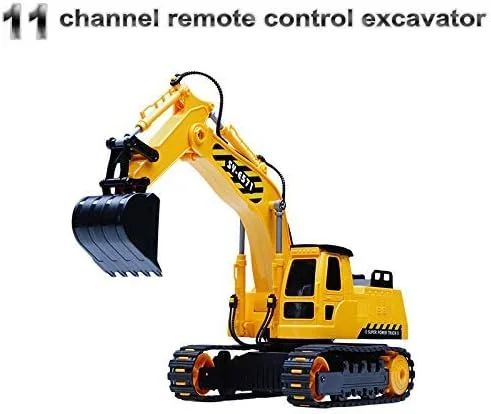 بیل مکانیکی کنترلی SOWOFA، تراکتور ساختمانی، بیل مکانیکی 11 کاناله، کامیون مهندسی تمام کاربردی با چرخش 350 درجه کابین برای پسران و کودکان