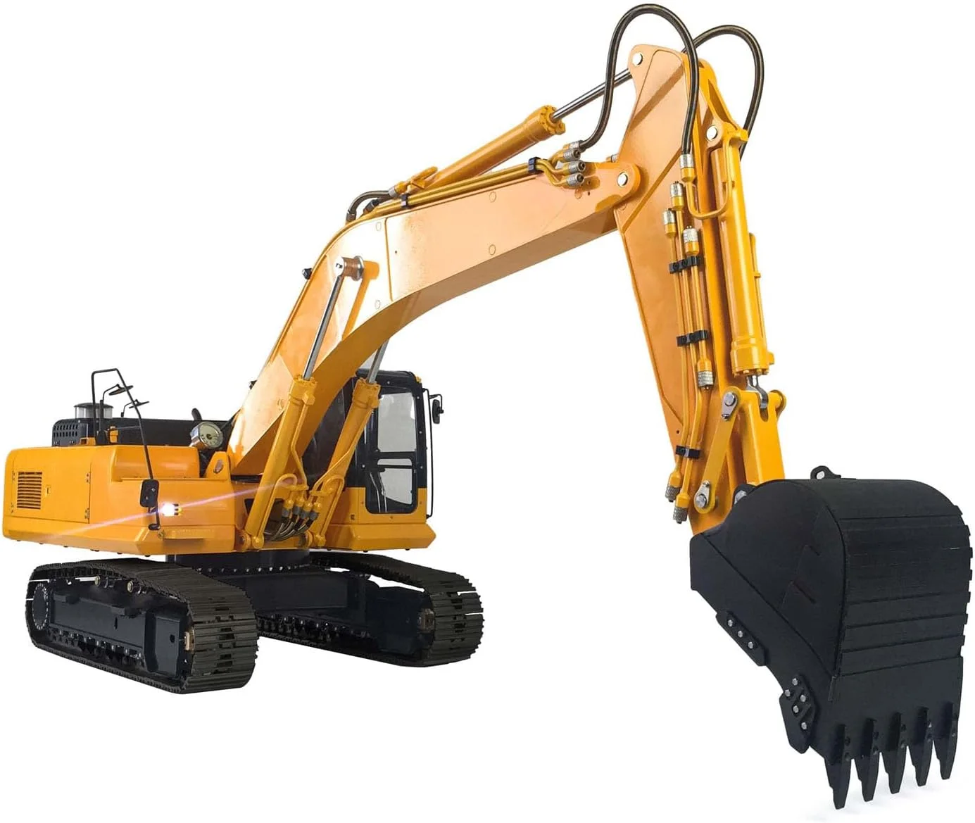 بیل مکانیکی هیدرولیک RC لسو PC360 مقیاس 1/14 RTR، ماشین آلات ساختمانی فلزی، کنترل از راه دور PL18EV Lite، موتور ESC بدون صدا و نور