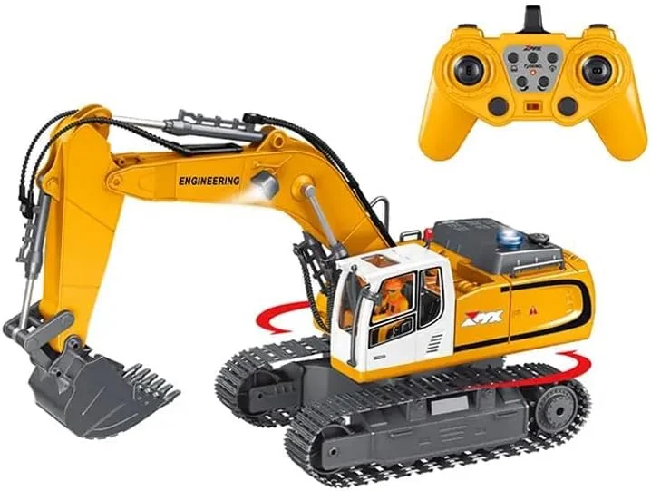 بیل مکانیکی آرسی 11 کاناله، اسباب بازی کامیون بیل مکانیکی آرسی با بیل فلزی، تراکتور ماشین آلات ساختمانی کنترل از راه دور 1/18، هدیه اسباب بازی پسرانه 2.4 گیگاهرتزی برای کودکان و بزرگسالان - چند رنگ بیل مکانیکی آرسی 11 کاناله، اسباب بازی کامیون بیل مکانیکی آرسی با بیل فلزی، تراکتور ماشین آلات ساختمانی کنترل از راه دور 1/18، هدیه اسباب بازی پسرانه 2.4 گیگاهرتزی برای کودکان و بزرگسالان - چند رنگ