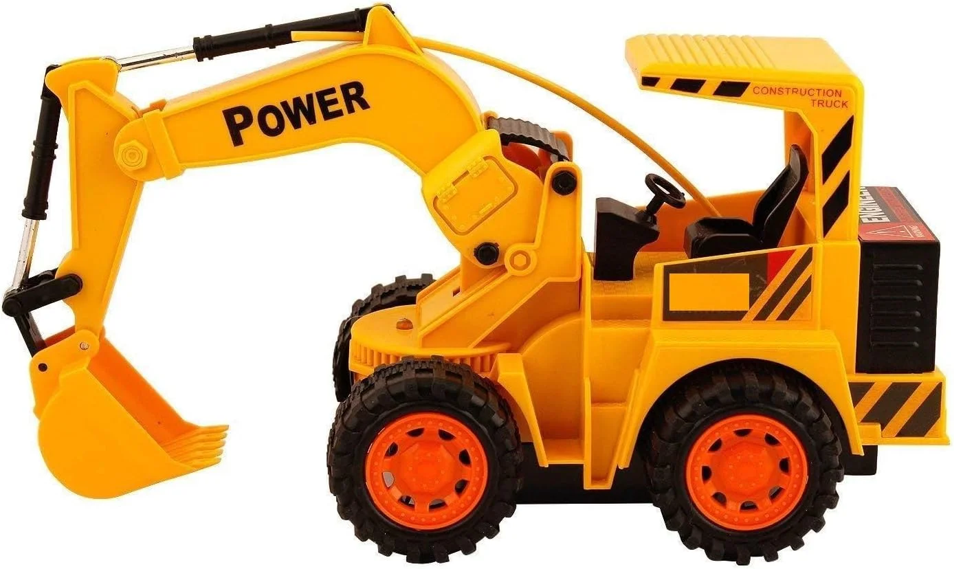 بیل مکانیکی کنترلی 360 درجه چرخان 5 کاناله و ماشین ساختمانی بولدوزر، کامیون اسباب بازی الکتریکی هیولا برای کودکان (چند رنگ) بیل مکانیکی کنترلی 360 درجه چرخان 5 کاناله و ماشین ساختمانی بولدوزر، کامیون اسباب بازی الکتریکی هیولا برای کودکان (چند رنگ)