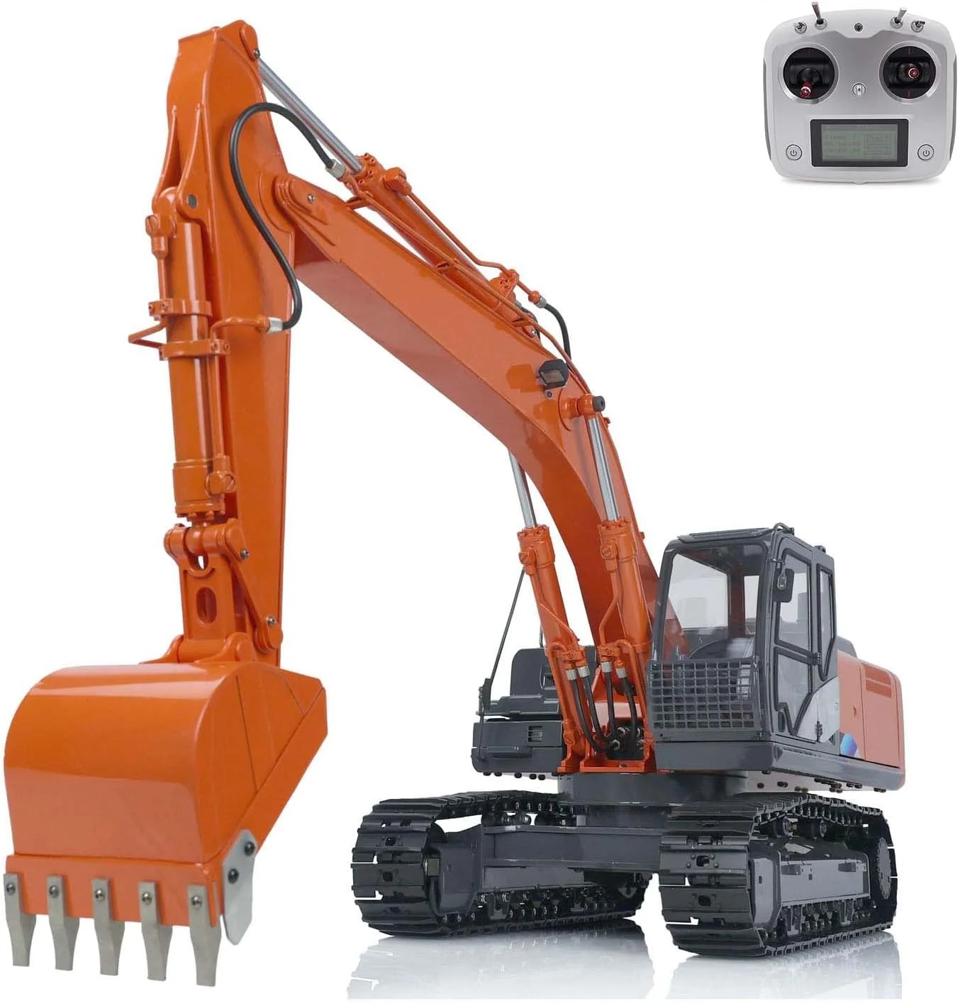 بیل مکانیکی فلزی هیدرولیک آرسی ۱/۱۲ مدل Dim H2 Zx210 با کنترل از راه دور برای سرگرمی بیل مکانیکی فلزی هیدرولیک آرسی ۱/۱۲ مدل Dim H2 Zx210 با کنترل از راه دور برای سرگرمی