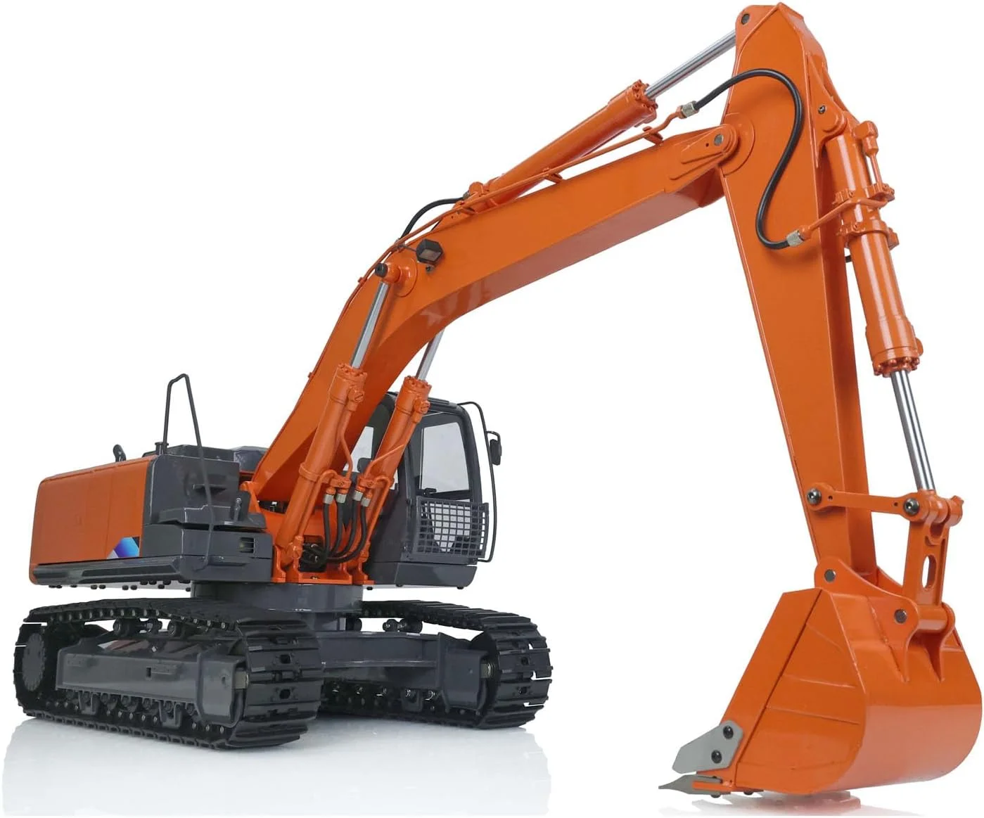 بیل مکانیکی فلزی هیدرولیک آرسی ۱/۱۲ مدل Dim H2 Zx210 با کنترل از راه دور برای سرگرمی