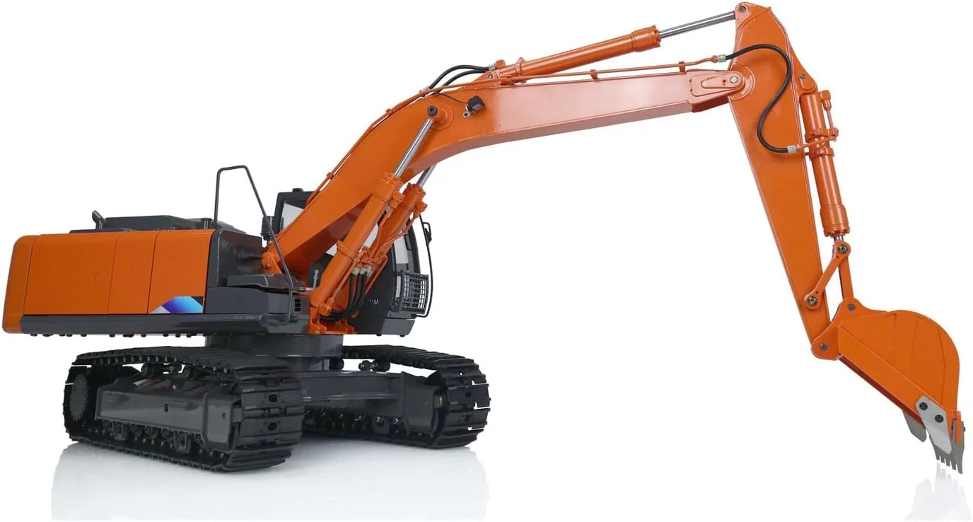 بیل مکانیکی فلزی هیدرولیک آرسی ۱/۱۲ مدل Dim H2 Zx210 با کنترل از راه دور برای سرگرمی