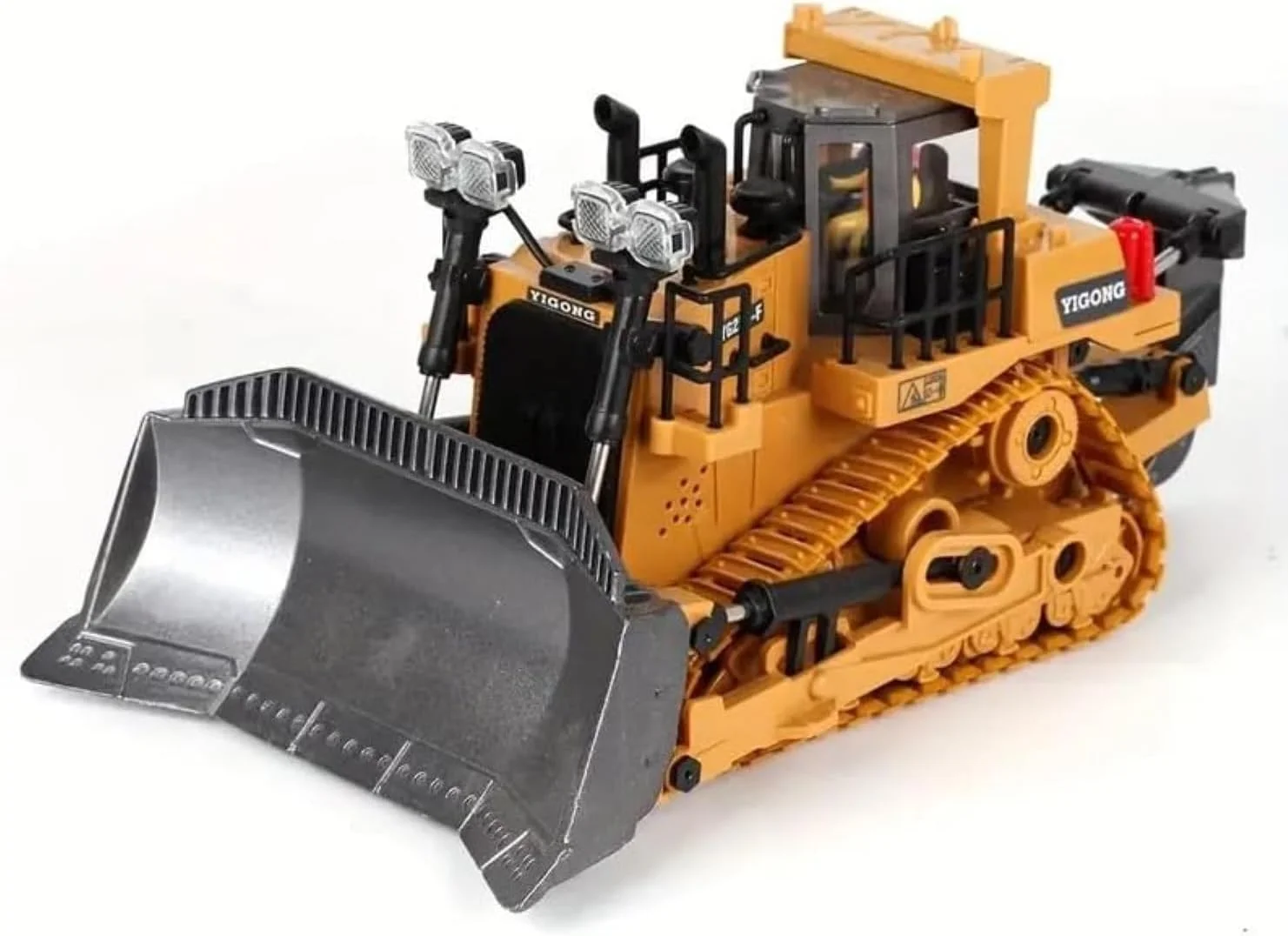 اسباب بازی بیل مکانیکی کنترل از راه دور – کامیون فلزی آلیاژی 11 کاناله، RC بی سیم 2.4 گیگاهرتز، باتری 18650 قابل شارژ USB، مقاوم در برابر آب و هوا – اسباب بازی RC برای کودکان 14 سال به بالا