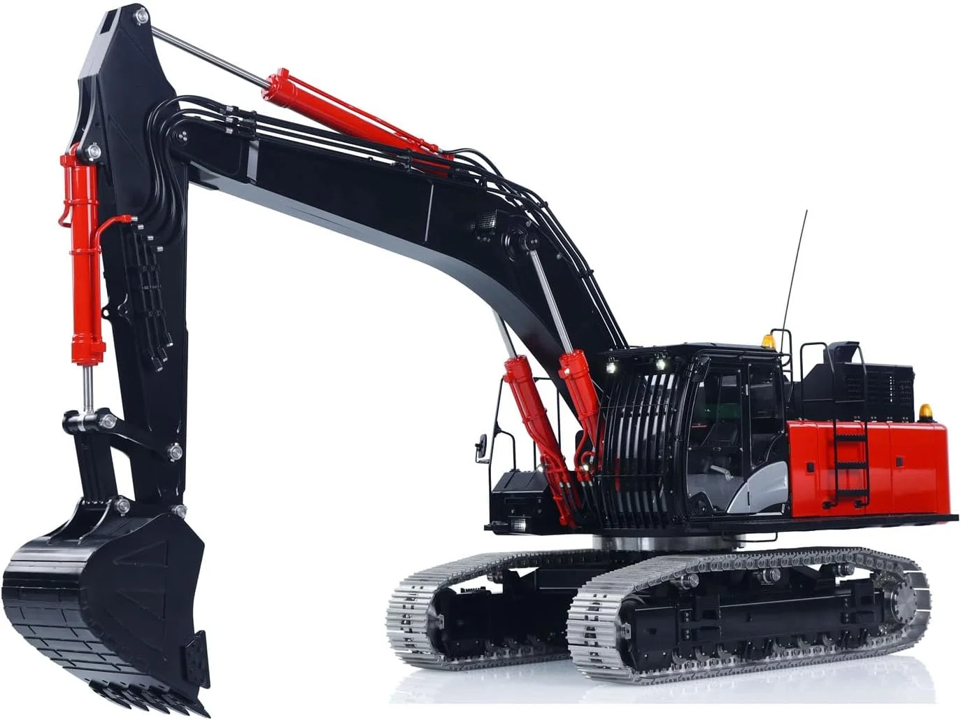 لسو بیل مکانیکی هیدرولیک کنترلی از راه دور 1/14 Aoue Zx490 RTR CNC فلزی RC ماشین حفار 6 کاناله با نور و صدا Paladin Pl18Ev Lite مدل سرگرمی درجه یک برای سرگرمی بزرگسالان