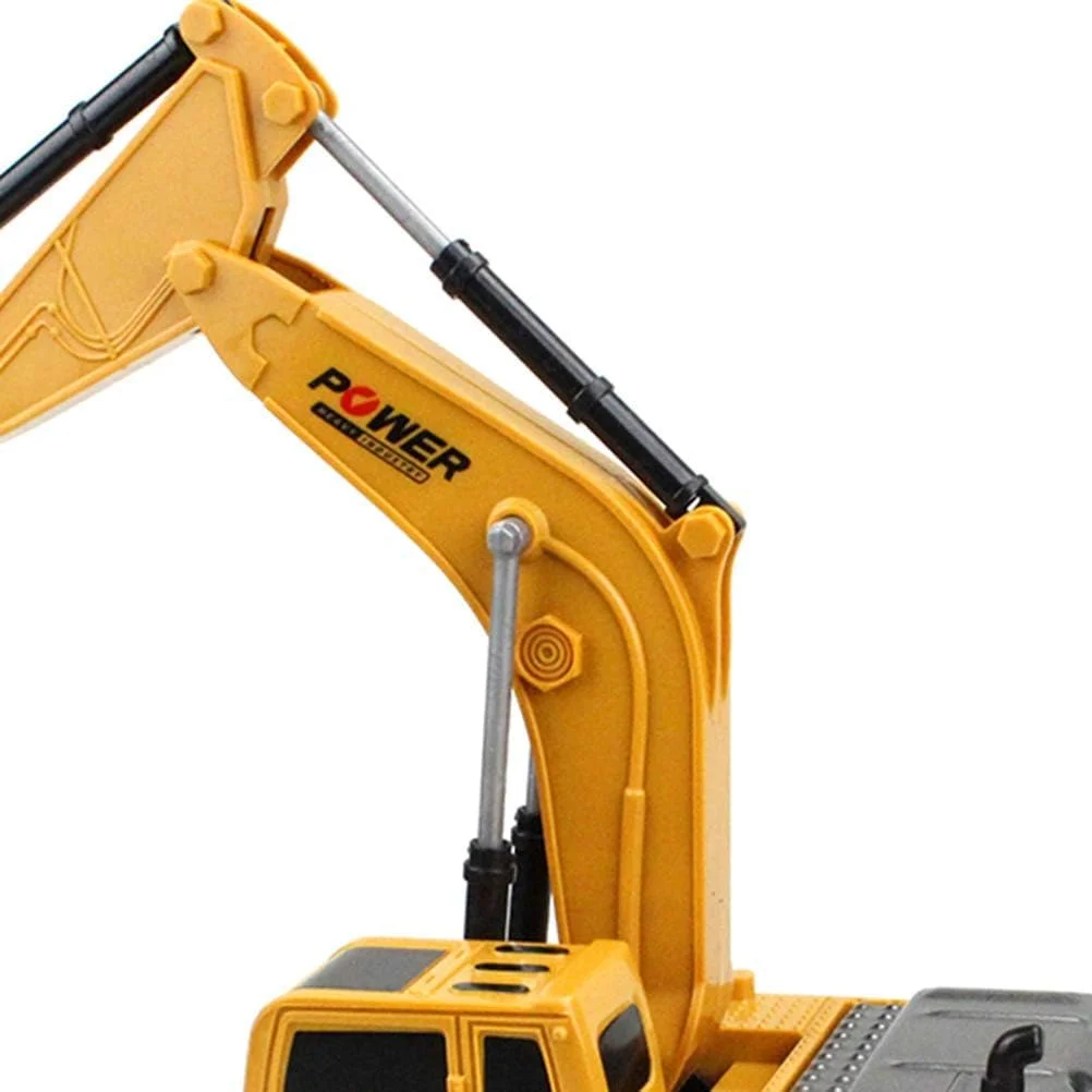 بیل مکانیکی برقی کنترل از راه دور بی سیم کانال ها، اسباب بازی تراکتور ساختمانی (چند رنگ)