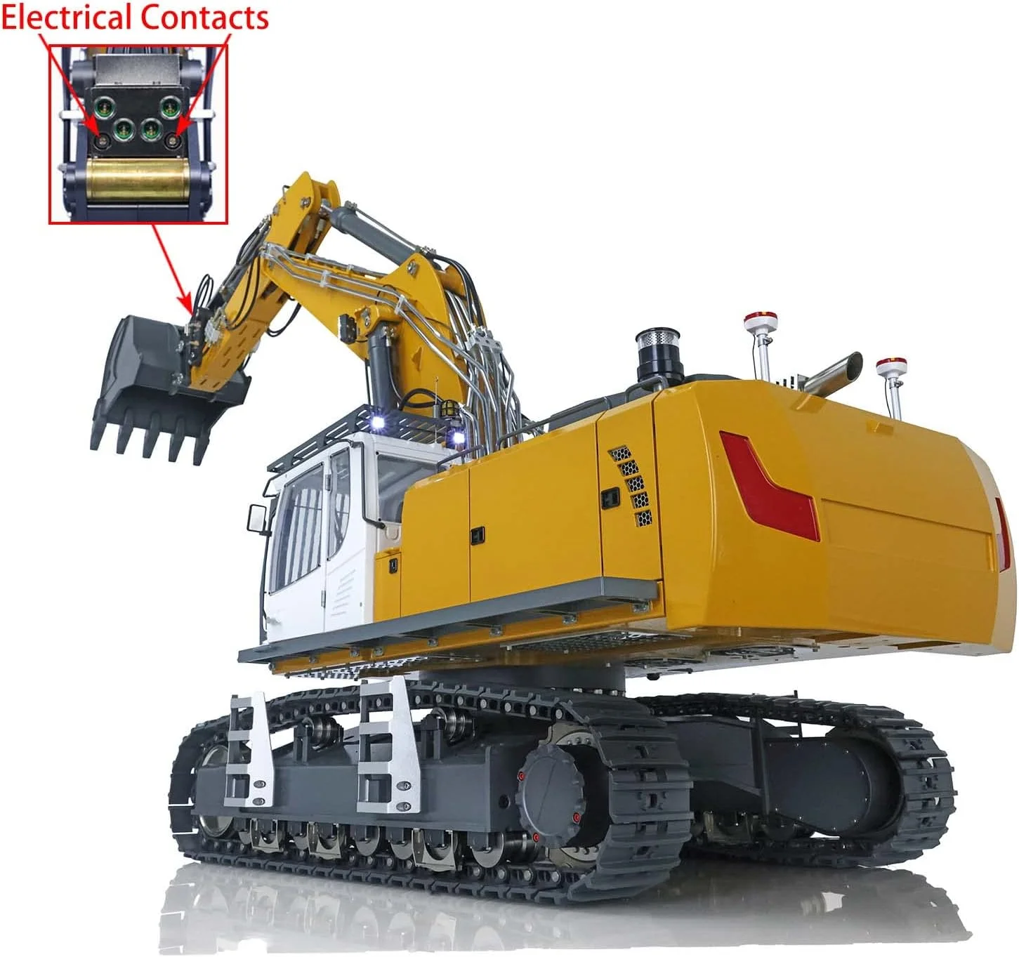 مدل بیل مکانیکی هیدرولیک کنترلی از راه دور Kabolite K970 100S Pro RC مقیاس 1/14