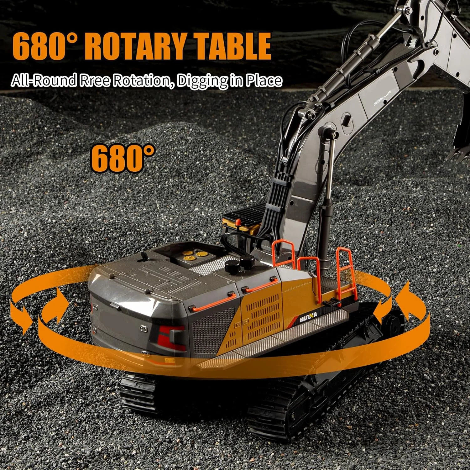 مدل بیل مکانیکی SOWOFA 1592 کنترل از راه دور، بیل مکانیکی بزرگ 1:14، 56 سانتی متر (22 اینچ)، 22 کانال، سطل آلیاژی، ماشین ساختمانی (باتری دوتایی) مدل بیل مکانیکی SOWOFA 1592 کنترل از راه دور، بیل مکانیکی بزرگ 1:14، 56 سانتی متر (22 اینچ)، 22 کانال، سطل آلیاژی، ماشین ساختمانی (باتری دوتایی)