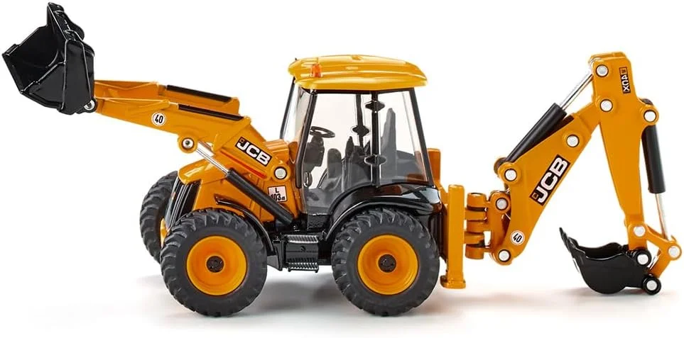لودر بیل مکانیکی JCB Siku، اسباب بازی ماشین آلات کشاورزی، زرد، مدل 3558