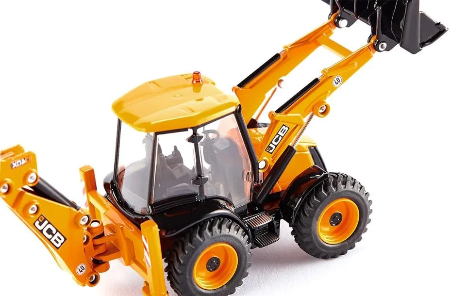 لودر بیل مکانیکی JCB Siku، اسباب بازی ماشین آلات کشاورزی، زرد، مدل 3558