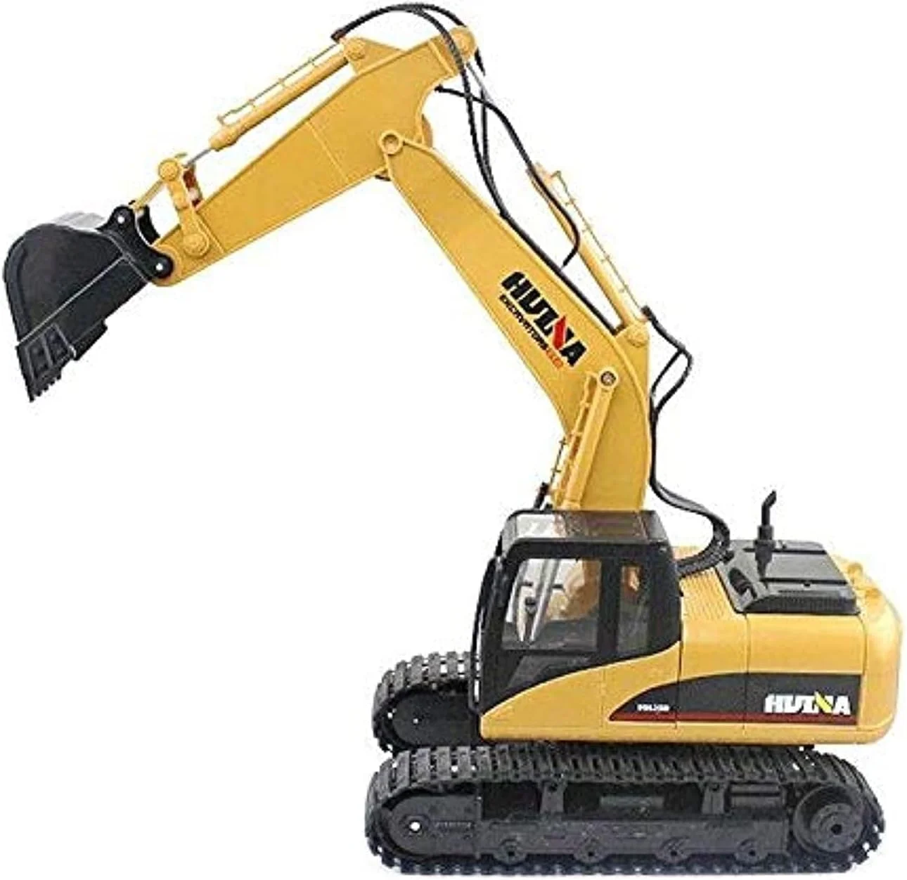 اسباب بازی بیل مکانیکی فلزی Huina 1550 RC شارژی 1:14 با کنترل از راه دور 15 کاناله