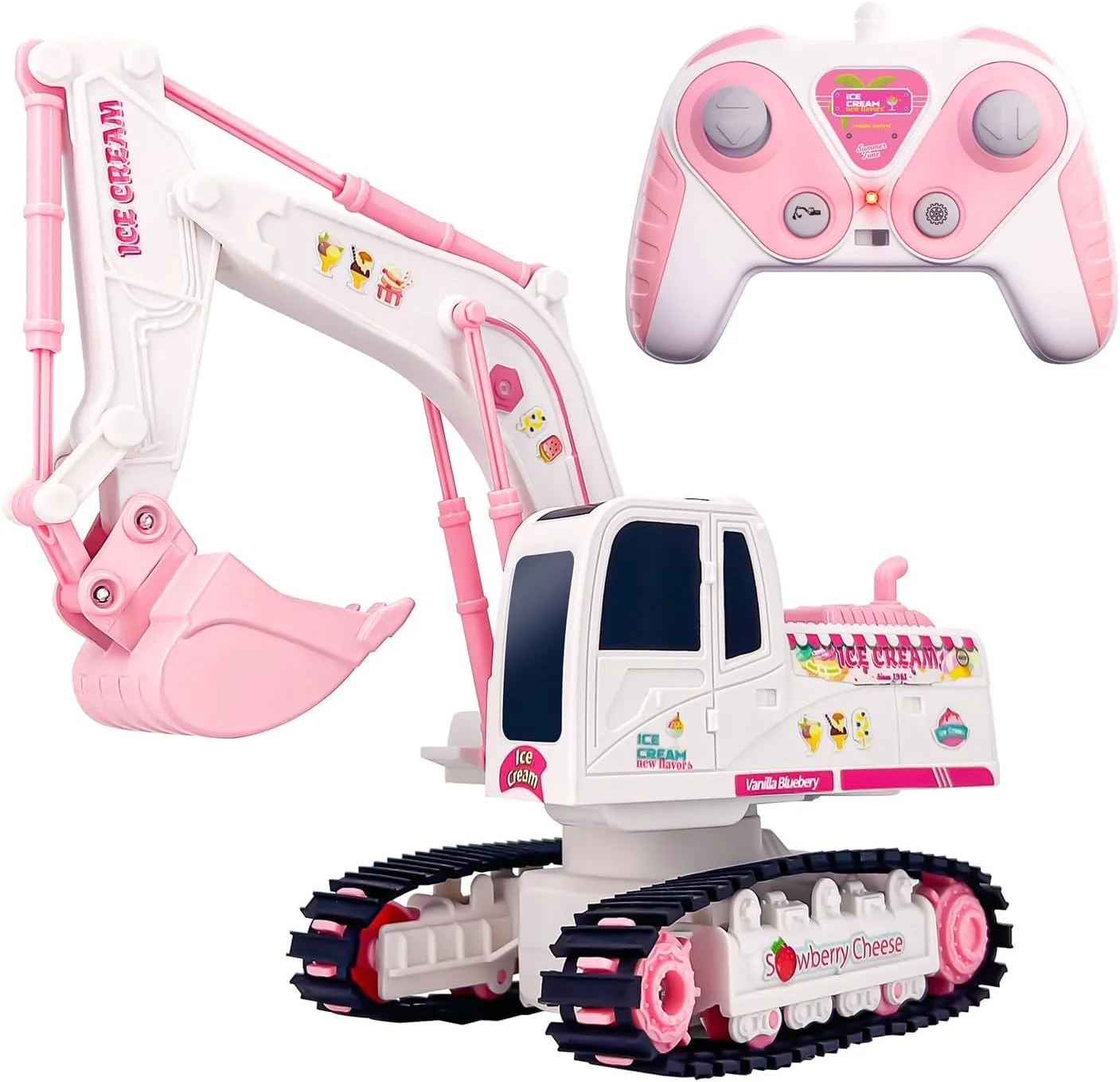 بیل مکانیکی کنترلی صورتی، 6 کانال 2.4 گیگاهرتز، ماشین ساختمانی کنترلی، اسباب بازی بیل مکانیکی صورتی مقیاس 1:24 با چرخش 360 درجه، نور، صدا و استیکرهای DIY، هدیه تولد برای دختران و کودکان 4-12 ساله بیل مکانیکی کنترلی صورتی، 6 کانال 2.4 گیگاهرتز، ماشین ساختمانی کنترلی، اسباب بازی بیل مکانیکی صورتی مقیاس 1:24 با چرخش 360 درجه، نور، صدا و استیکرهای DIY، هدیه تولد برای دختران و کودکان 4-12 ساله