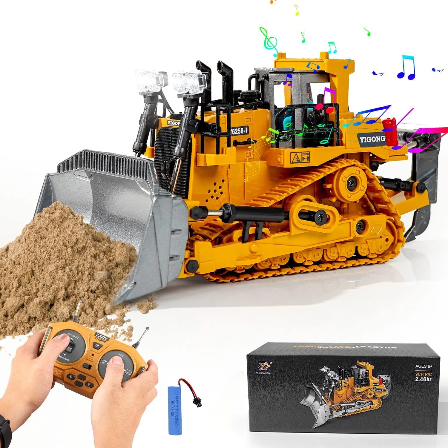 اسباب بازی های ساختمانی کنترلی برای کودکان 3 سال به بالا، اسباب بازی های بولدوزر کنترلی برای پسران، وسایل نقلیه ساختمانی بیل مکانیکی کنترلی، اسباب بازی های تراکتور، اسباب بازی های مهندسی برای کودکان 3-5 4 5 6 7 8 ساله، هدیه تولد اسباب بازی های ساختمانی کنترلی برای کودکان 3 سال به بالا، اسباب بازی های بولدوزر کنترلی برای پسران، وسایل نقلیه ساختمانی بیل مکانیکی کنترلی، اسباب بازی های تراکتور، اسباب بازی های مهندسی برای کودکان 3-5 4 5 6 7 8 ساله، هدیه تولد