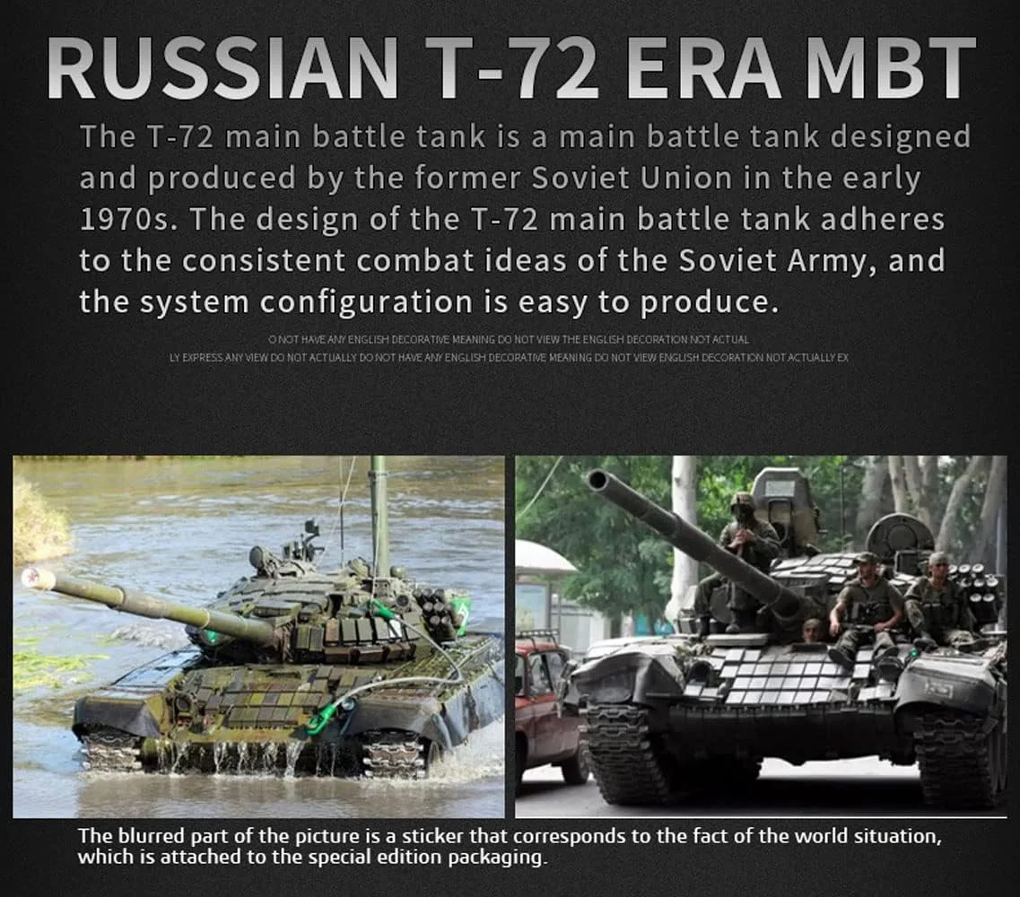 مدل تانک SOWOFA، مدل تانک آفرود کنترلی T72، تانک جنگی کنترلی با شبیه سازی بالا