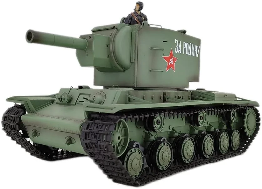 نسخه جدید 7.0 تانک سنگین KV-2 SOWOFA مجهز به پرتابه BB آتش زنده مادون قرمز 45 سانتی متری فوق العاده بزرگ برای کنترل از راه دور برد بلند خودروهای تانک гусеничный