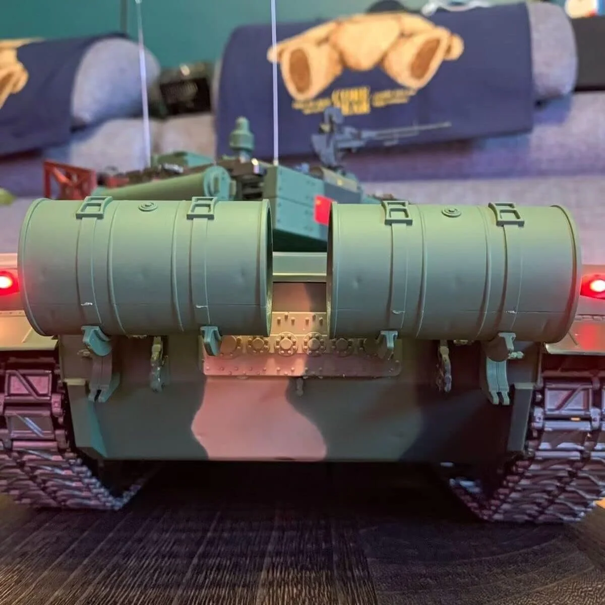 تانک سنگین مدل 3899A-1 ورژن جدید 7.0، تانک فوق العاده بزرگ 69 سانتی متری با قابلیت شلیک گلوله BB با اشعه مادون قرمز، تانک کنترلی гусеничный (نسخه حرفه ای)