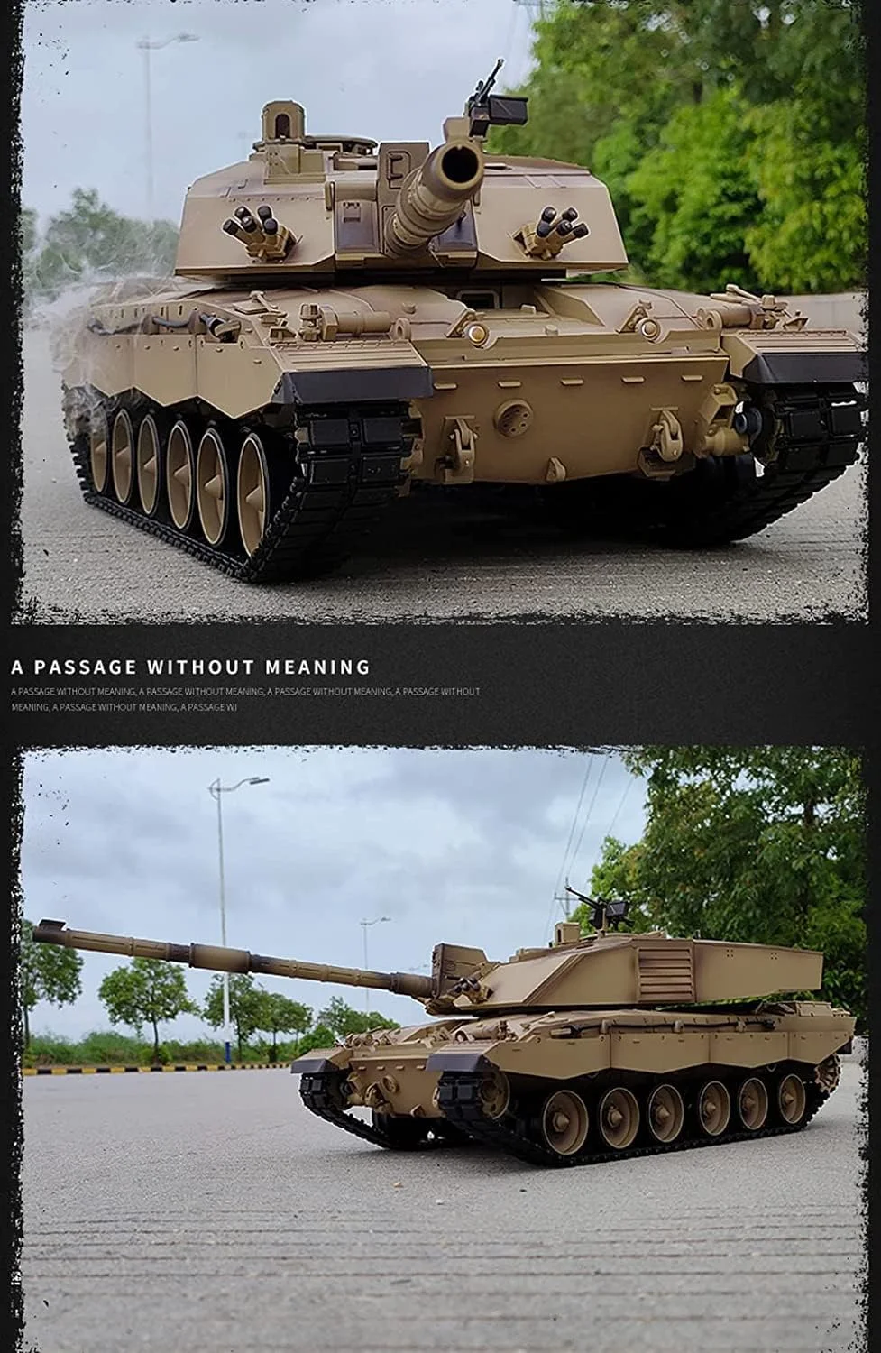 نسل جدید تانک کنترلی بزرگ مدل 3908-1 با قابلیت شلیک تیر BB و کنترل از راه دور