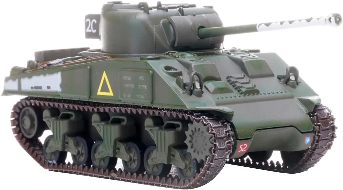 مدل تانک متوسط M4 شرمن جنگ جهانی دوم، مقیاس 1:72، جنس آلیاژ، مناسب کلکسیون کودکان و بزرگسالان