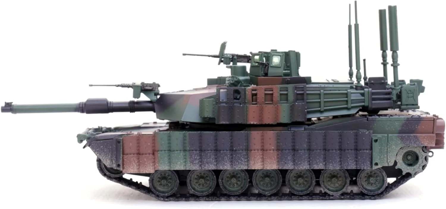 مدل تانک جنگی اصلی آبرامز M1A2 TUSK II آلیاژی مقیاس 1:72، مدل شبیه سازی تانک جنگنده، مدل نمایشگاه علوم نظامی