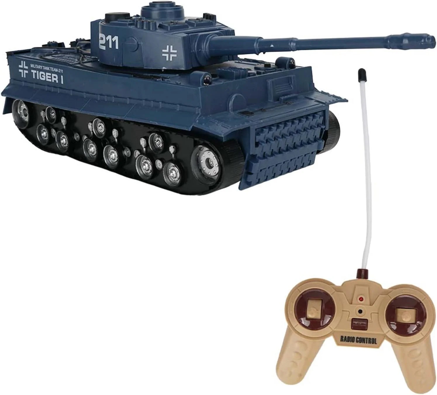 تانک کنترلی پپیسکی، اسباب بازی تانک ارتشی مقیاس 1:32 برای پسران، وسایل نقلیه کنترلی با صدا و نور تانک کنترلی پپیسکی، اسباب بازی تانک ارتشی مقیاس 1:32 برای پسران، وسایل نقلیه کنترلی با صدا و نور