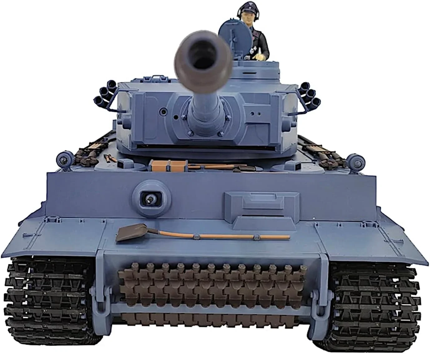 مدل تانک جنگ جهانی دوم POCO DIVO German Tiger 1، مقیاس 1/16، خودرو زرهی آرسی RTR، نسخه ارتقا یافته Heng Long 3818 S با چرخ دنده های فولادی، نبرد ایر سافت BB با مادون قرمز IR، مدل نظامی با دود، صدا، نور و لگد