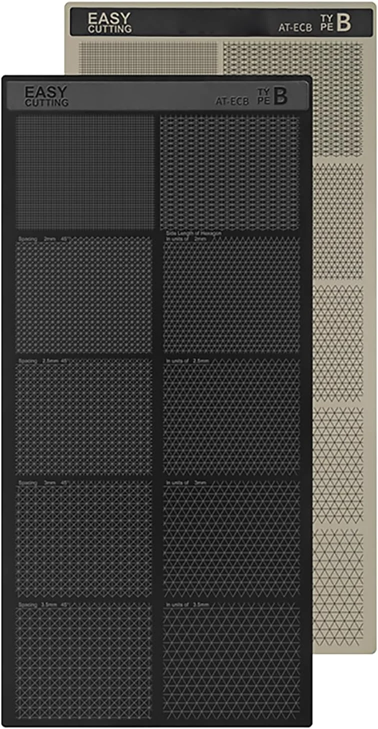 صفحه برش نوار چسب مدل سازی با شیارهای دو طرفه برای پروژه های صنایع دستی و خیاطی