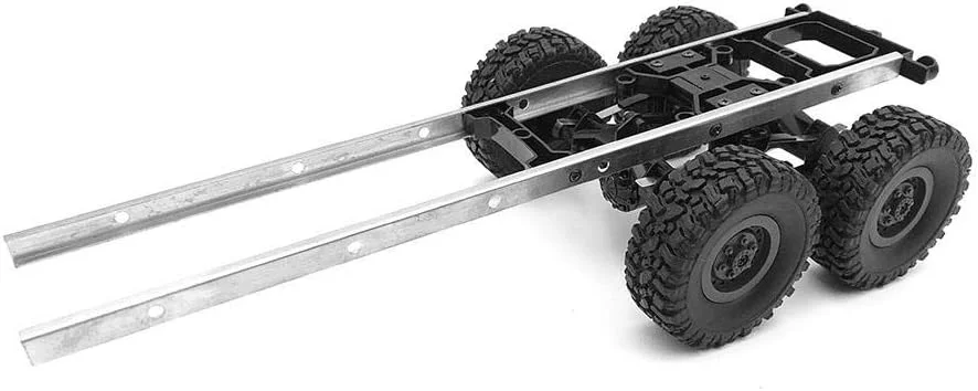 تریلر نظامی ماشین کنترلی، تریلر تانکر سوخت شبیه سازی شده، قطعات ماشین کنترلی تریلر تانک اسباب بازی، لوازم جانبی DIY سازگار با WPL B24 B16 B36