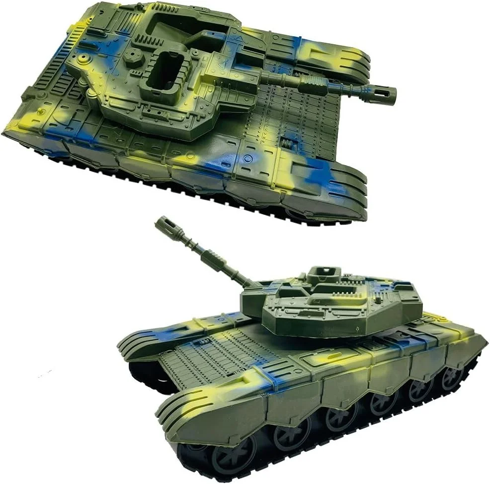 مجموعه تانک اسباب بازی نظامی، تانک اسباب بازی نظامی کودکان، تانک حمل و نقل نظامی با 30 قطعه - مجموعه جعبه هدیه نبرد سربازان نظامی برای پسران، تانک محرک اینرسی برای پسران کودک
