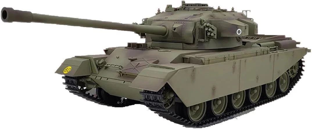 تانک کنترلی Centurion MK5 بریتانیایی در مقیاس 1/16 - تانک جنگی کنترل از راه دور 2.4G با جلوه های صدا، نور و دود، مدل خودروی نظامی برای بزرگسالان، نسخه پایه