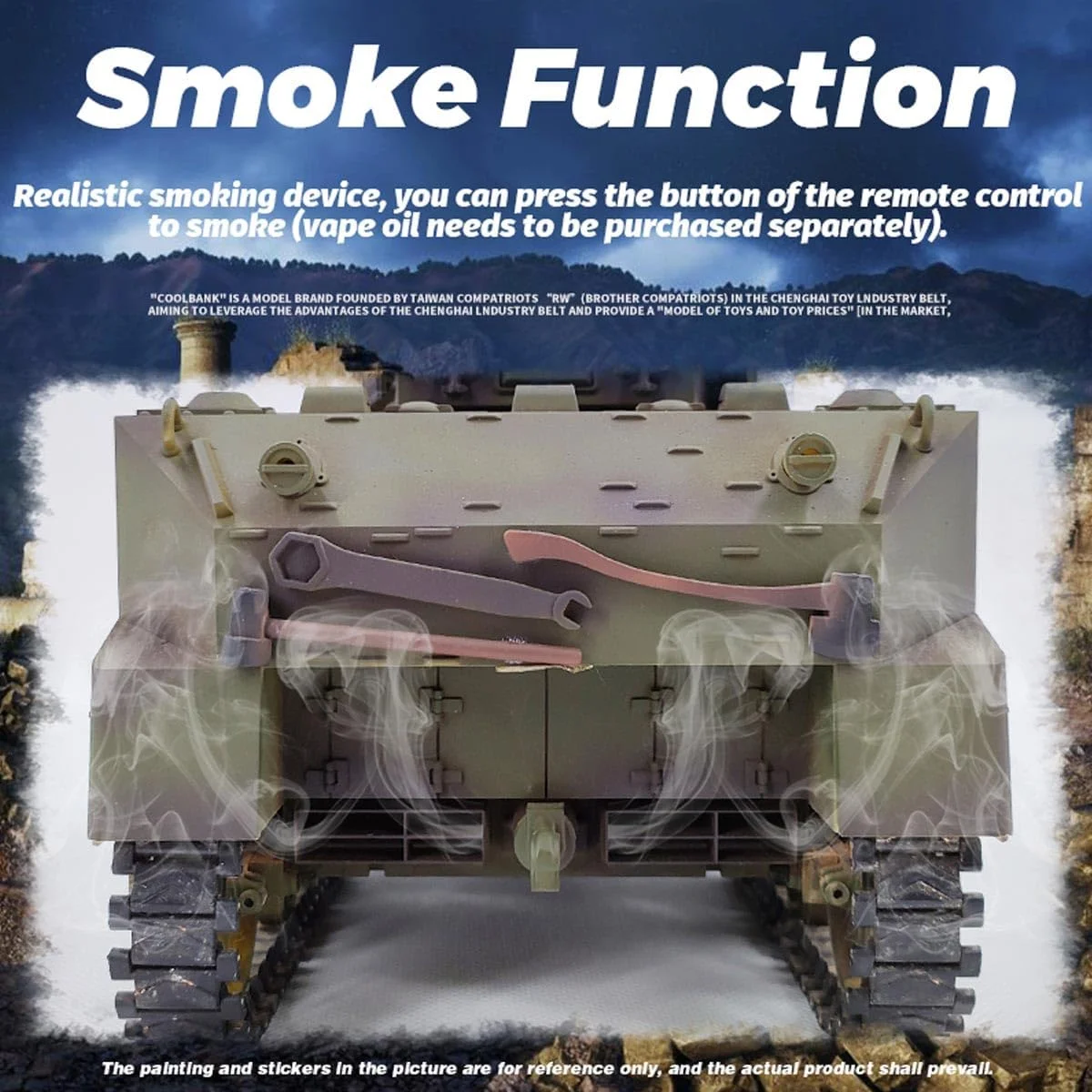 مدل تانک سبک M5A1 استوارت ایالات متحده در مقیاس 1/16 2.4G - جلوه های صوتی و نوری واقعی، اگزوز تلسکوپی دودزا، وسیله نقلیه نظامی کنترل از راه دور برای علاقه مندان، سایه از پیش ساخته شده/دو باتری مدل تانک سبک M5A1 استوارت ایالات متحده در مقیاس 1/16 2.4G - جلوه های صوتی و نوری واقعی، اگزوز تلسکوپی دودزا، وسیله نقلیه نظامی کنترل از راه دور برای علاقه مندان، سایه از پیش ساخته شده/دو باتری