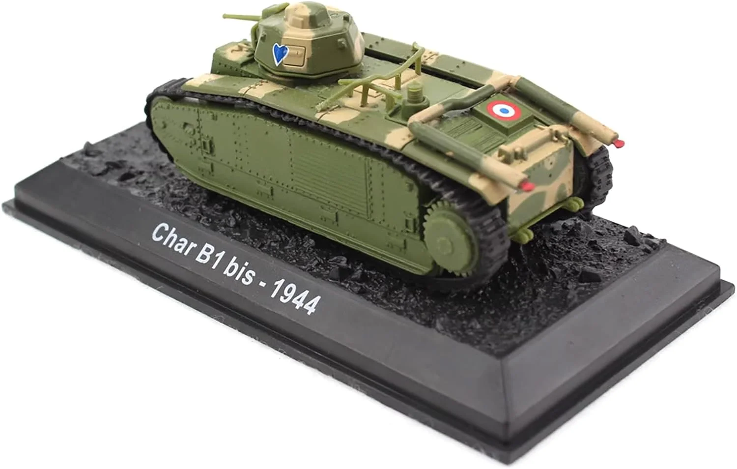 مدل تانک جنگی ارتش فرانسه Char B1 Bis، مقیاس 1:72، مدل شبیه سازی شده، مناسب نمایشگاه های علمی نظامی