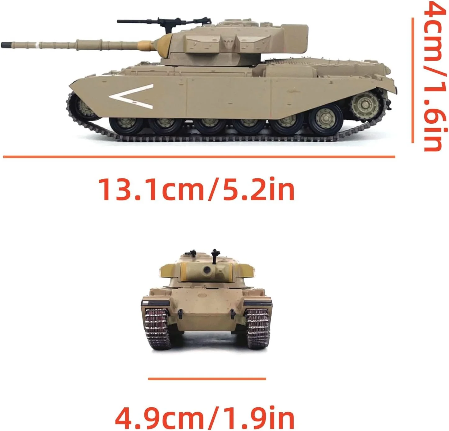 مدل تانک جنگی اصلی سنتوریون شو'ت کال بریتانیا مقیاس 1:72، کلکسیونی از جنس آلیاژ برای کودکان و بزرگسالان