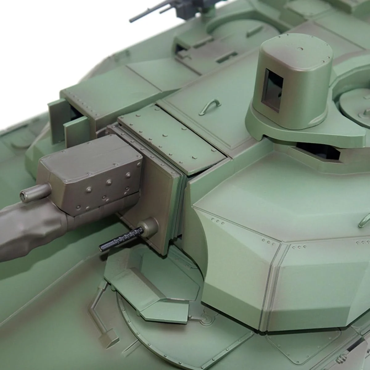 مدل تانک جنگی 1:16، تانک نظامی Leclerc فرانسه H2408U 2.4G با جلوه های دود، کیت مدل اسباب بازی تانک برای علاقه مندان به ارتش (نسخه فلزی بهبود یافته)