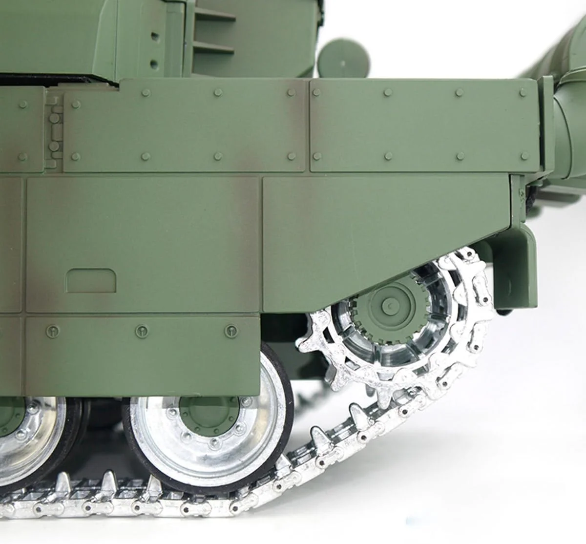 مدل تانک جنگی 1:16، تانک نظامی Leclerc فرانسه H2408U 2.4G با جلوه های دود، کیت مدل اسباب بازی تانک برای علاقه مندان به ارتش (نسخه فلزی بهبود یافته)