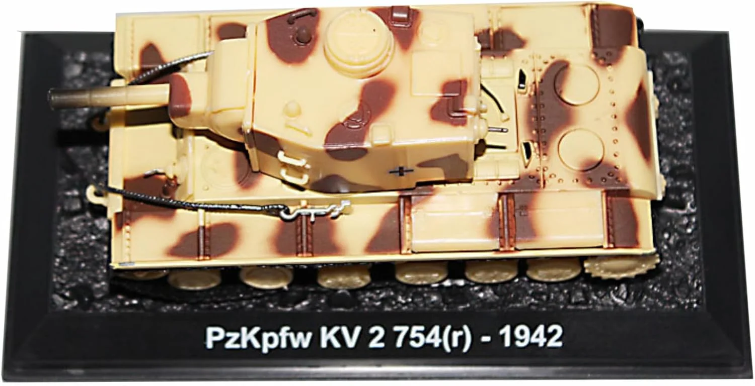 مدل تانک توپخانه سنگین KV-2 ارتش آلمان در مقیاس 1:72، مدل شبیه سازی تانک جنگنده، مدل نمایشگاه علمی نظامی