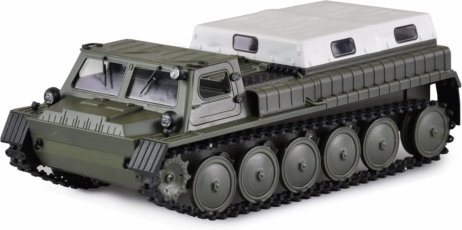 خودروی زرهی гусеничный радиоуправляемый Amewi 22617 مقیاس 1:16 RTR زیتونی سبز/سفید