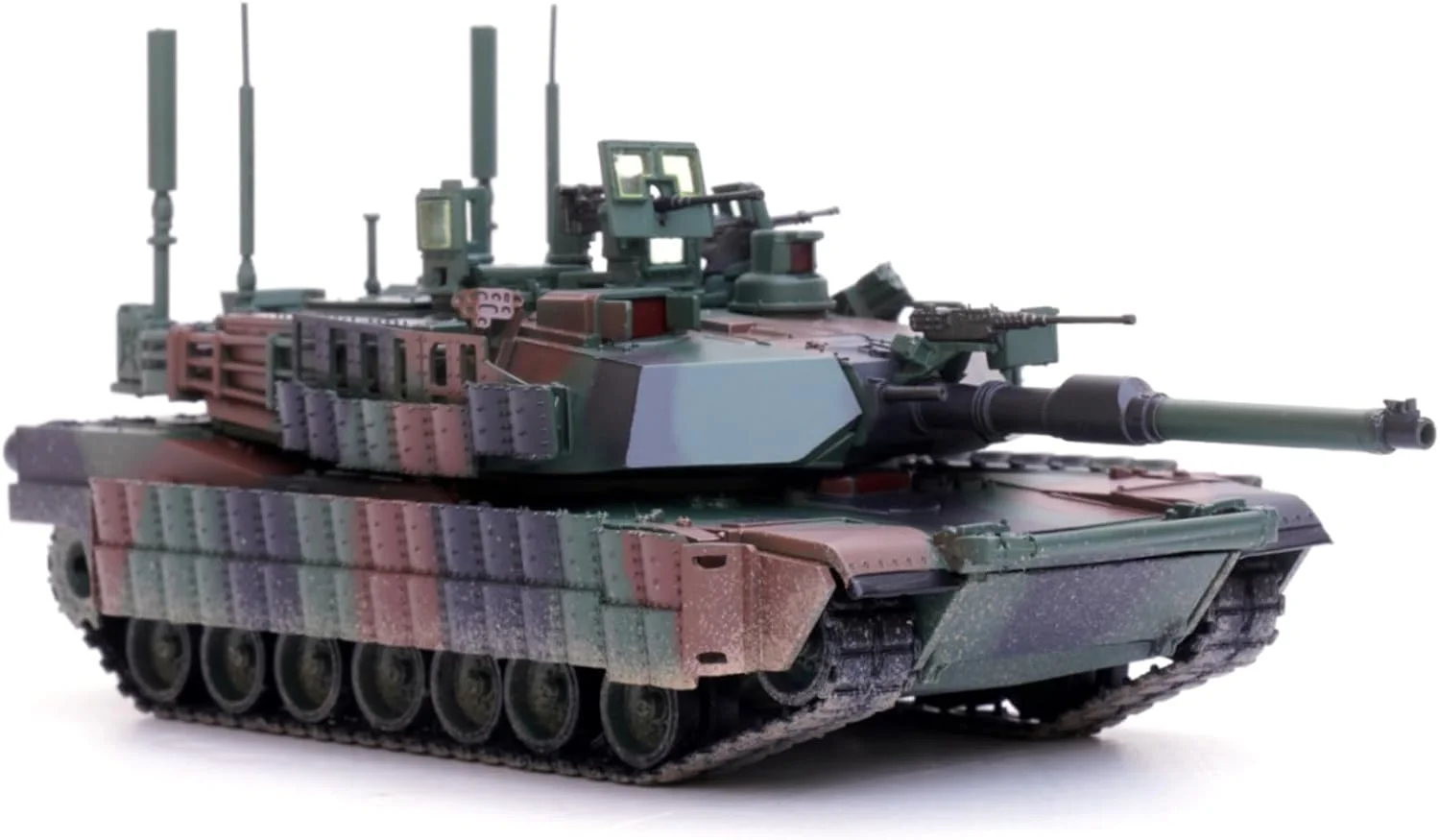 مدل تانک جنگی اصلی آبرامز M1A2 TUSK II آلیاژی مقیاس 1:72، مناسب برای کلکسیون کودکان و بزرگسالان