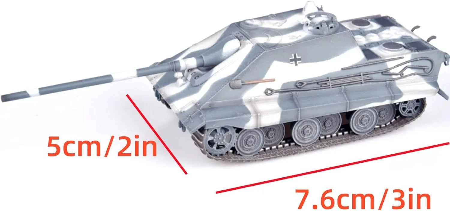 مدل تانک ضد تانک آلمانی E-50 جنگ جهانی دوم، مقیاس 1:72، مدل شبیه سازی تانک جنگی، مدل نمایشگاهی علمی نظامی