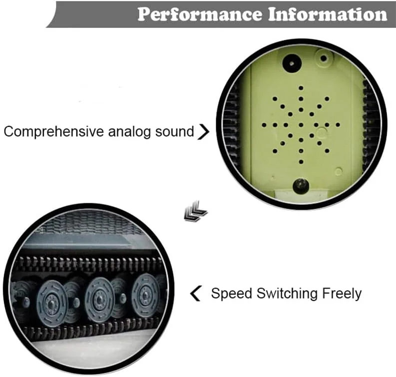 تانک آرسی مینیاتوری ببر نظامی جنگی با کنترل از راه دور، پنزرهای زرهی الکترونیکی اسباب بازی برای پسران هدیه کودکان (زرد)