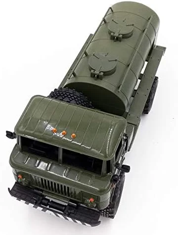 لوازم جانبی بدنه عقب کامیون تانکر نفت کارت ارتشی WPL، مدل اسباب بازی فلزی DIY اصلاح شده ماشین کنترل از راه دور RC (مخزن نفت)