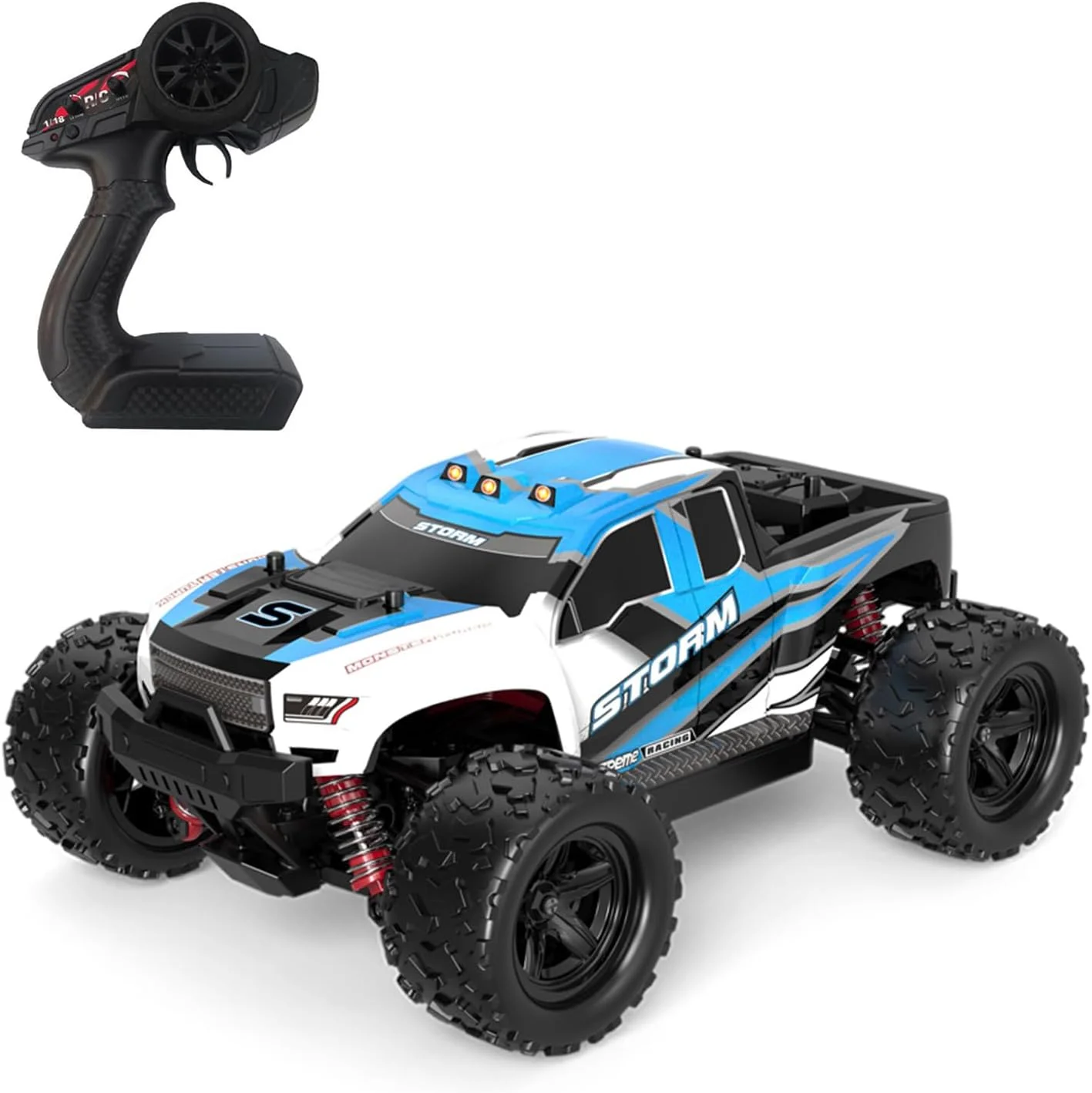 ماشین کنترلی Labymos مقیاس کامل 1:18، کامیون های آفرود 2.4 گیگاهرتزی 4WD با سرعت 30 کیلومتر در ساعت، ماشین صخره نوردی برای کودکان و بزرگسالان