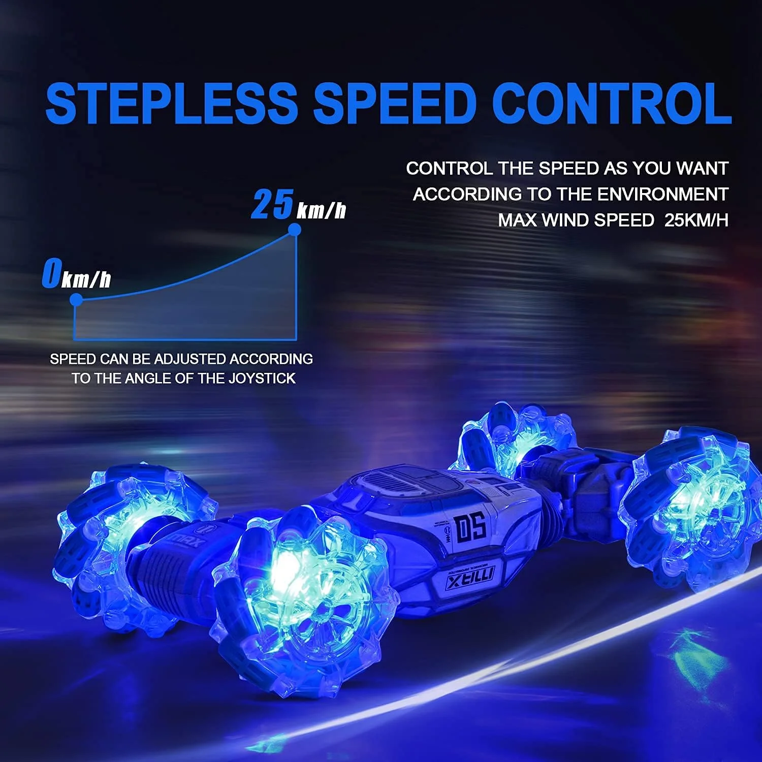 ماشین کنترلی از راه دور: ماشین اسباب بازی بدلکاری با فرکانس 2.4 گیگاهرتز با قابلیت چرخش 360 درجه و دریفت، کامیون های کنترلی مناسب بازی کودکان پسر و دختر