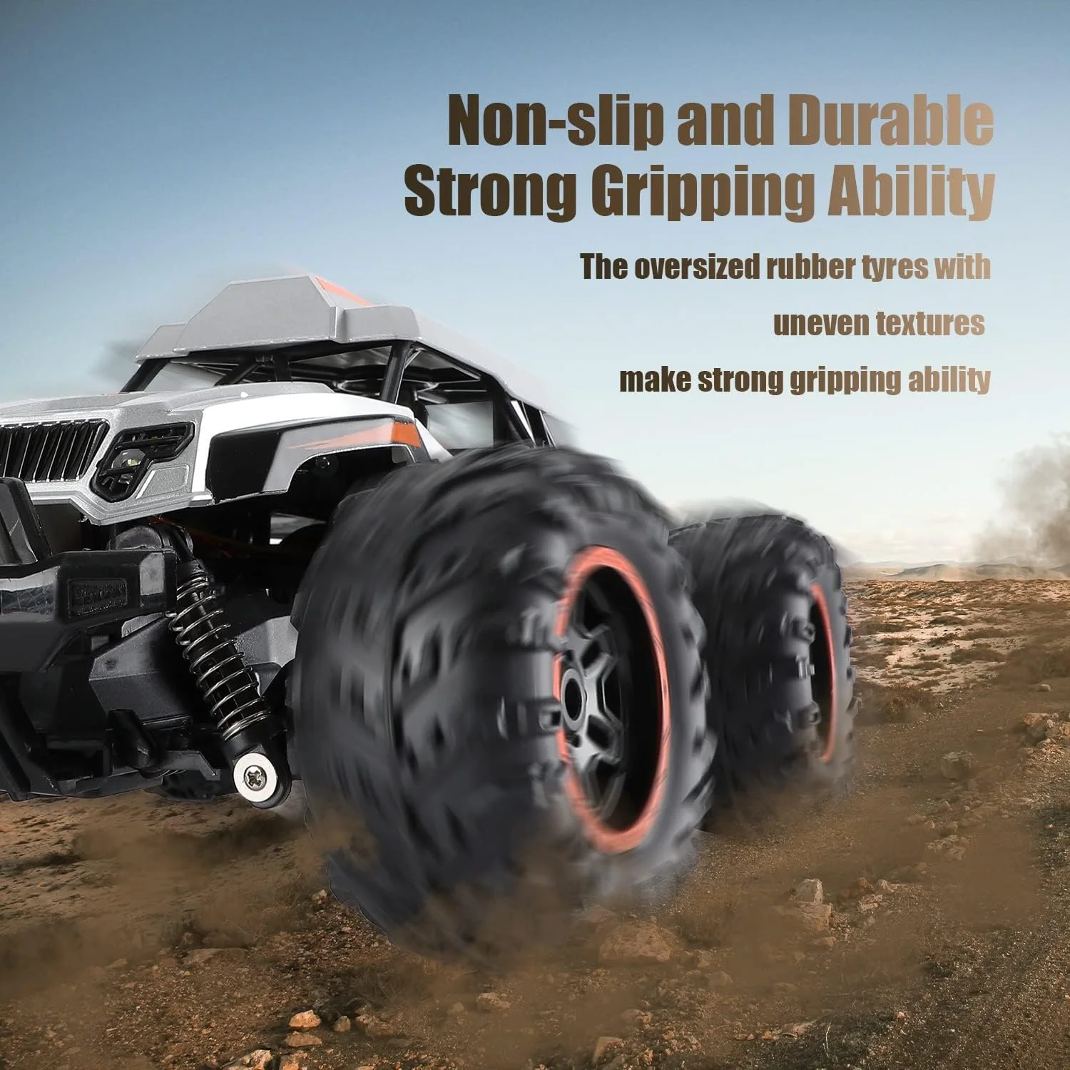 مدل ماشین باگی صخره نوردی آفرود با کنترل از راه دور (آبی، 2.4 گیگاهرتز)