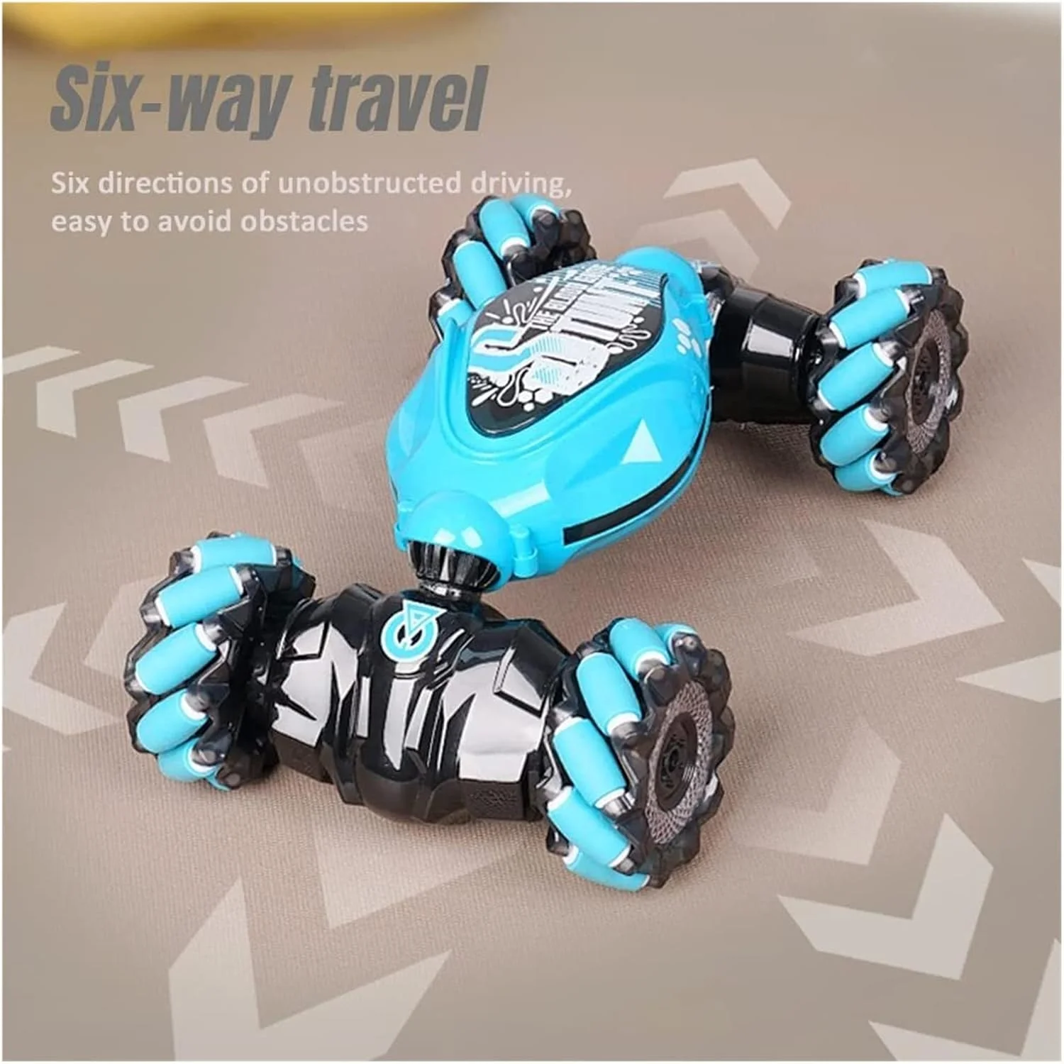 ماشین کنترلی جدید با قابلیت تشخیص حرکت، ماشین بدلکاری RC با نور و موسیقی، ماشین های دریفت با کنترل از راه دور 2.4 گیگاهرتز، چرخش 360 درجه، مناسب برای هدیه تولد کودکان (رنگ: X-B)