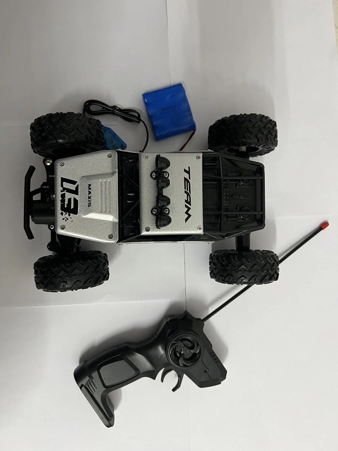 ماشین کنترلی صخره نورد فلزی آلیاژی، باگی رالی، کامیون هیولا مقیاس 1:16، چهار چرخ متحرک، اسباب بازی برای پسران بچه های 5 ساله (چند رنگ)